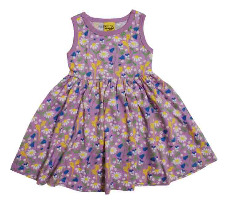 Duns L/S Gathered Dress, Pink Radish Dogwood main image 1