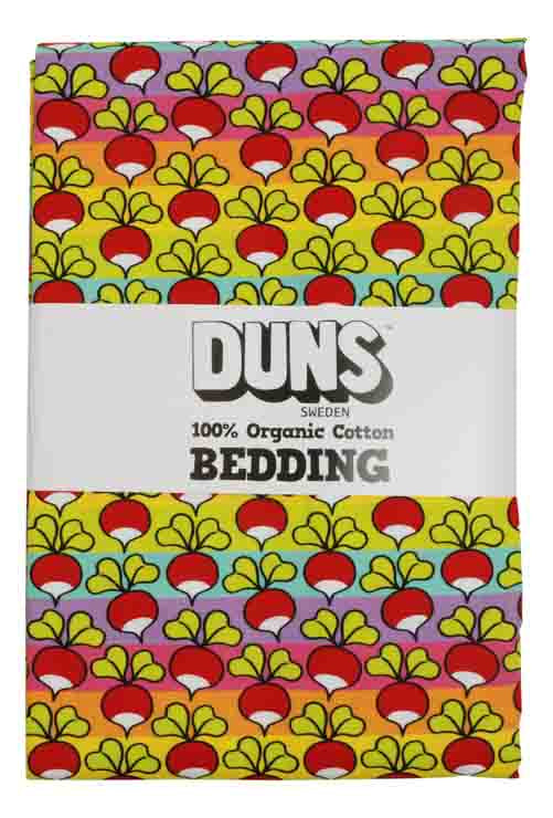 DUNS Bedding - Radish Rainbow Stripe Pastel