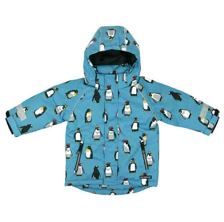 Villervalla Winter Jacket Penguin Sky – Strawberry Meerkat Boutique