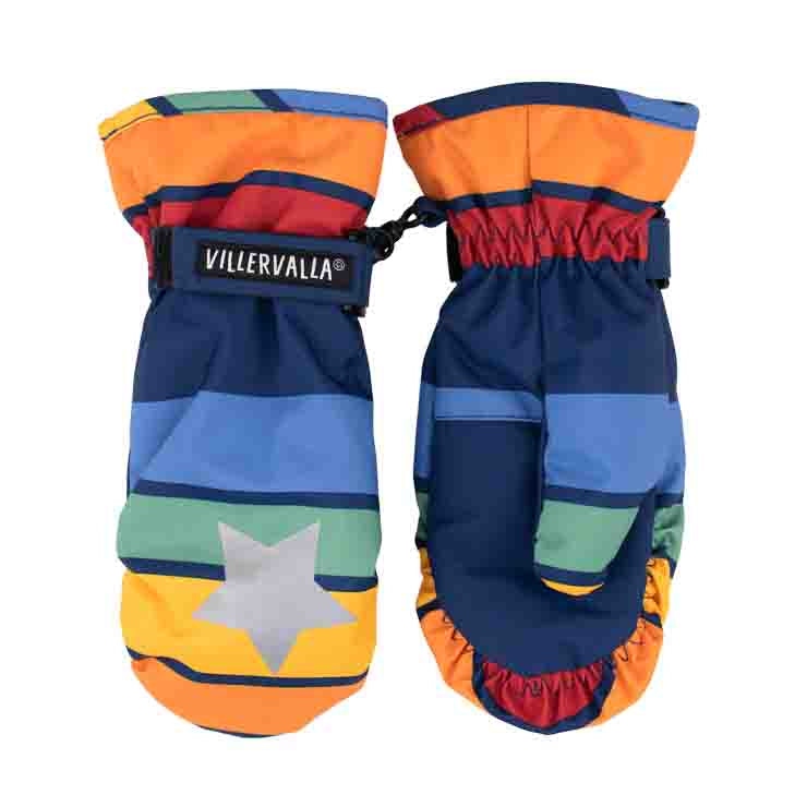 Villervalla Winter Gloves – Multistripe Chambonix – Strawberry Meerkat Boutique