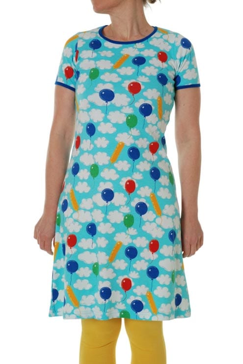 duns a line dress Adelyn dress blue Line & Dot