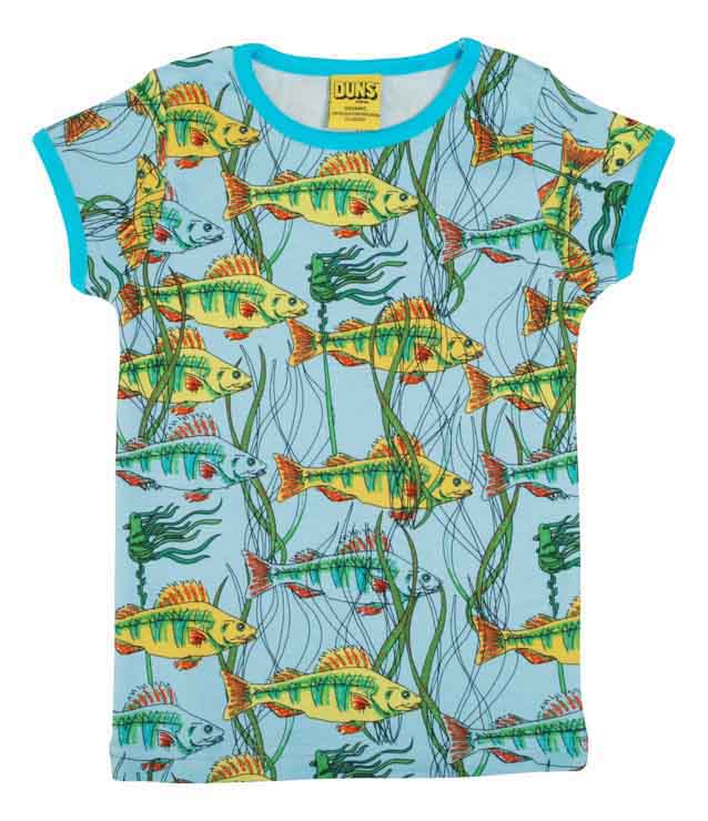 DUNS Short Sleeved T-shirt - Perch Fish – Strawberry Meerkat Boutique